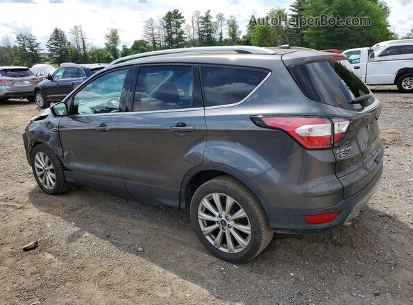 1FMCU9JDXHUC97642 2017 FORD ESCAPE Gray Trasero izquierdo