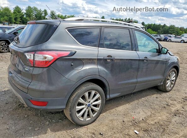 1FMCU9JDXHUC97642 2017 FORD ESCAPE Gray Trasero derecho