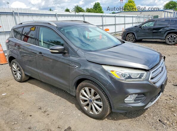 1FMCU9JDXHUC97642 2017 FORD ESCAPE Gray Delantero derecho