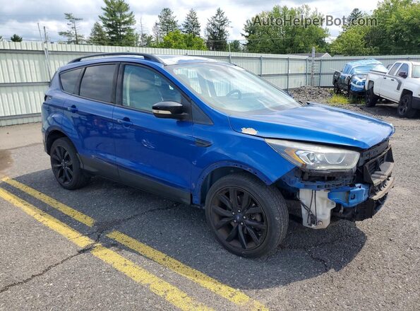 1FMCU9JDXHUE28486 2017 FORD ESCAPE Blue Սալոնի դիմացի տեսք