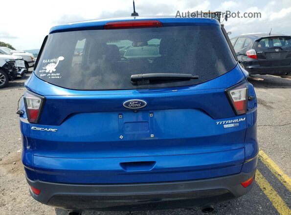 1FMCU9JDXHUE28486 2017 FORD ESCAPE Blue Սալոնի հետևի տեսք
