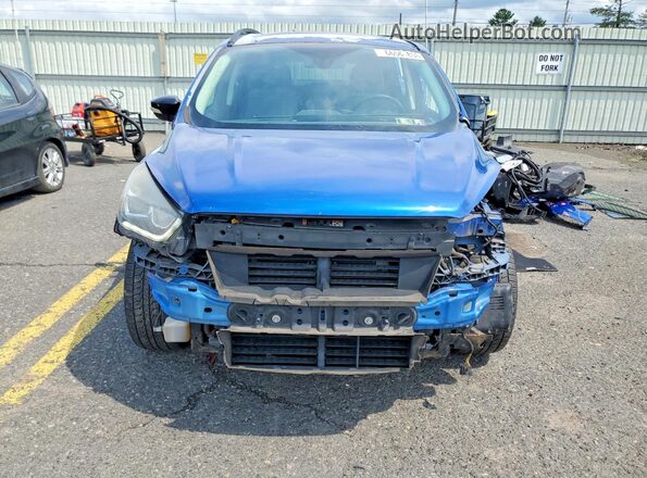 1FMCU9JDXHUE28486 2017 FORD ESCAPE Blue Սարքավորումների վահանակի տեսք