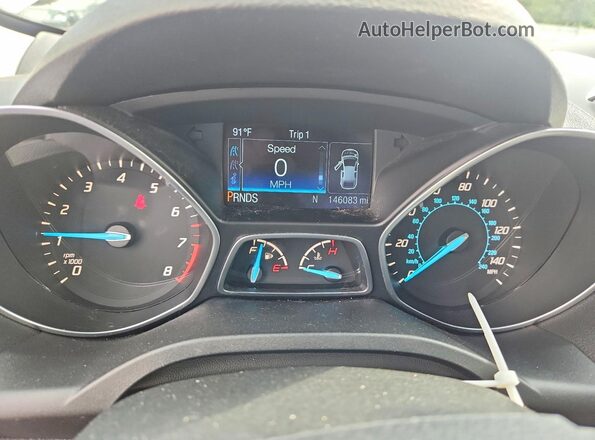 1FMCU9JX7GUB94753 2016 FORD ESCAPE Silver Սարքավորումների վահանակի տեսք