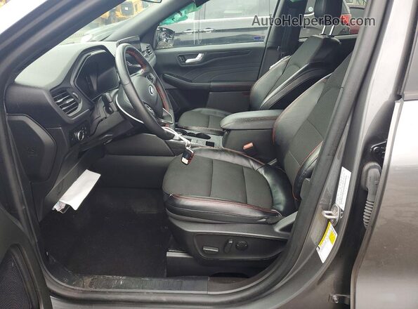 1FMCU9MN1PUB15698 2023 FORD ESCAPE Серый Вид салона спереди