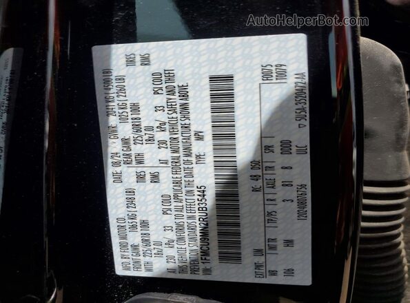 1FMCU9MN2RUB35445 2024 FORD ESCAPE Black VIN sticker view