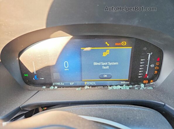 1FMCU9MN3PUA84969 2023 FORD ESCAPE Gray Вид щитка приладів