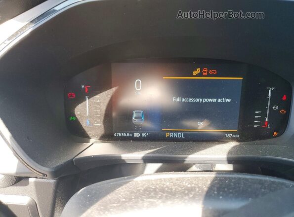 1FMCU9MN3PUB13659 2023 FORD ESCAPE Gray Instrument cluster view