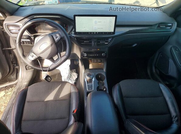 1FMCU9MN3PUB13659 2023 FORD ESCAPE Gray Dashboard view