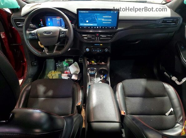 1FMCU9MN4RUB17724 2024 FORD ESCAPE Красный Вид панели приборов