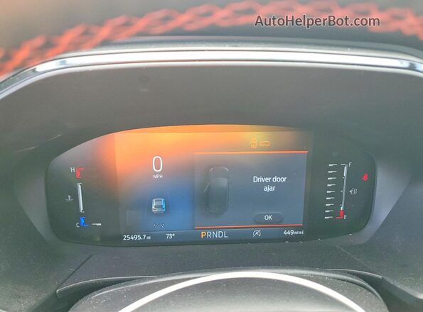 1FMCU9MN4RUB21000 2024 FORD ESCAPE Black ხელსაწყოთა პანელის ხედი