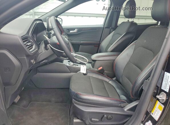 1FMCU9MN4SUB30978 2025 FORD ESCAPE Black Widok wnętrza z przodu