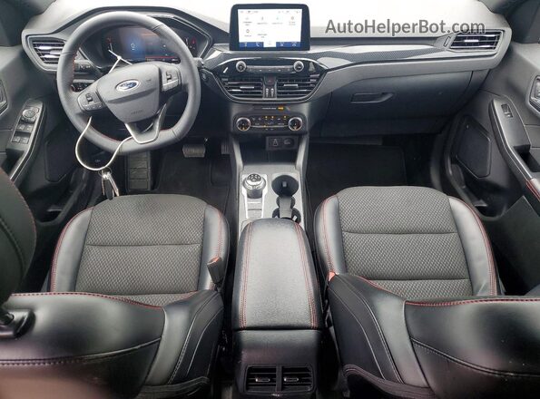 1FMCU9MN4SUB30978 2025 FORD ESCAPE Black Widok deski rozdzielczej
