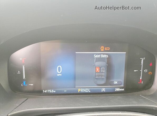 1FMCU9MN4SUB30978 2025 FORD ESCAPE Black Widok zestawu wskaźników