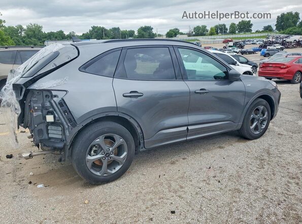 1FMCU9MN6PUB36210 2023 FORD ESCAPE Gray Trasero derecho