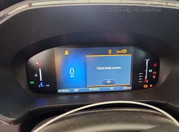 1FMCU9MN7PUA08610 2023 FORD ESCAPE Black Вид щитка приладів