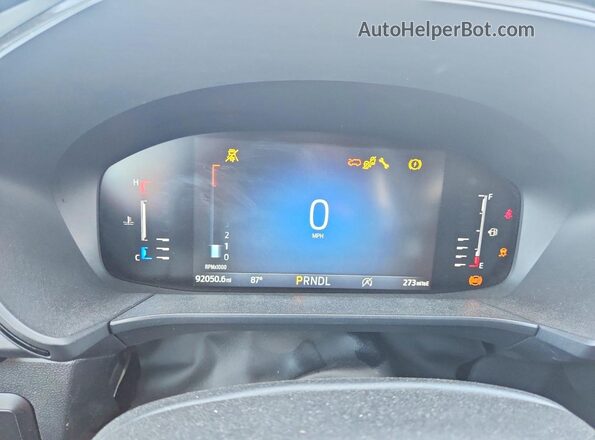 1FMCU9MN7PUA27934 2023 FORD ESCAPE Gray Instrument cluster view