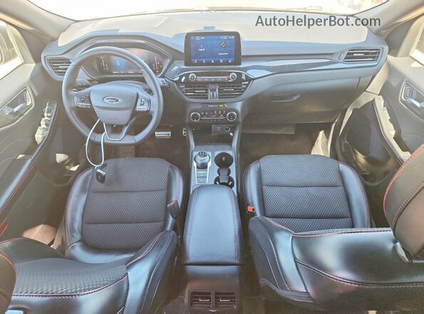 1FMCU9MN7PUA27934 2023 FORD ESCAPE Gray Dashboard view