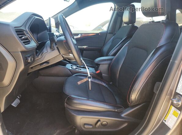 1FMCU9MN7PUA27934 2023 FORD ESCAPE Gray Front interior view