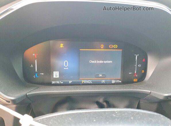 1FMCU9MN7SUB13009 2025 FORD ESCAPE Black Vista del cuadro de instrumentos