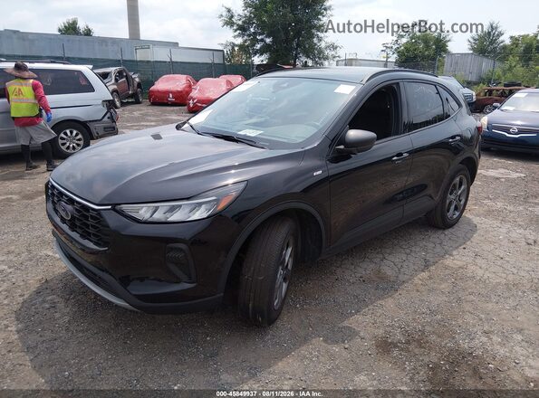 1FMCU9MN8SUA62040 2025 FORD ESCAPE Black წინა მარცხენა ხედი სამი მეოთხედიდან