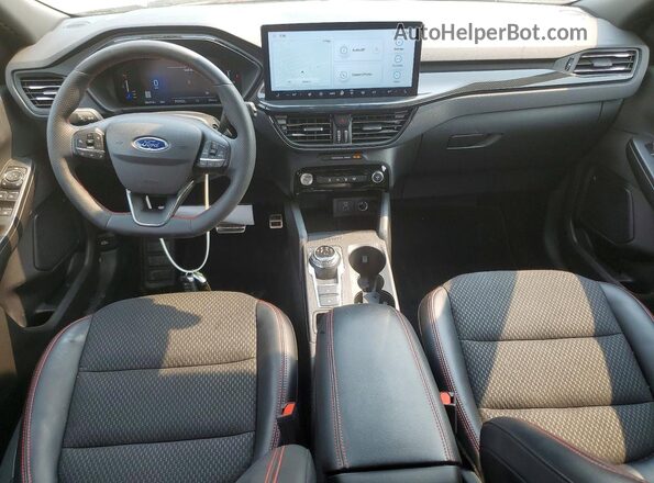 1FMCU9MN9PUB19336 2023 FORD ESCAPE Blue Widok deski rozdzielczej