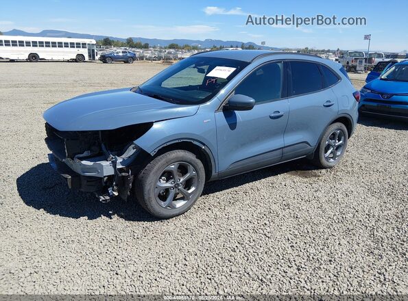 1FMCU9NA1SUB02535 2025 FORD ESCAPE Blue წინა მარცხენა ხედი სამი მეოთხედიდან