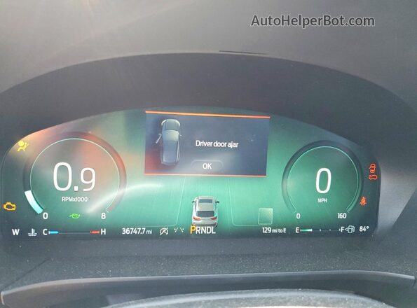 1FMCU9NA3PUA94493 2023 FORD ESCAPE Gray Widok zestawu wskaźników