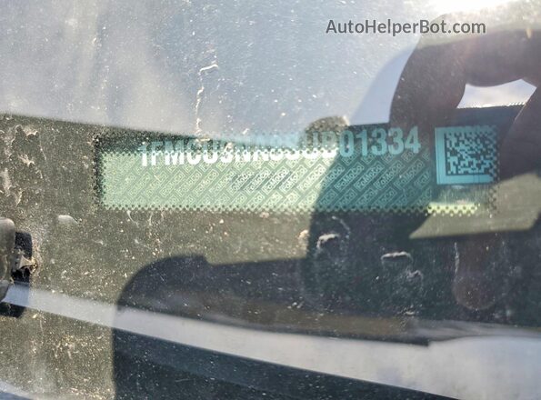 1FMCU9NA8SUB01334 2025 FORD ESCAPE Gray Widok naklejki z numerem VIN