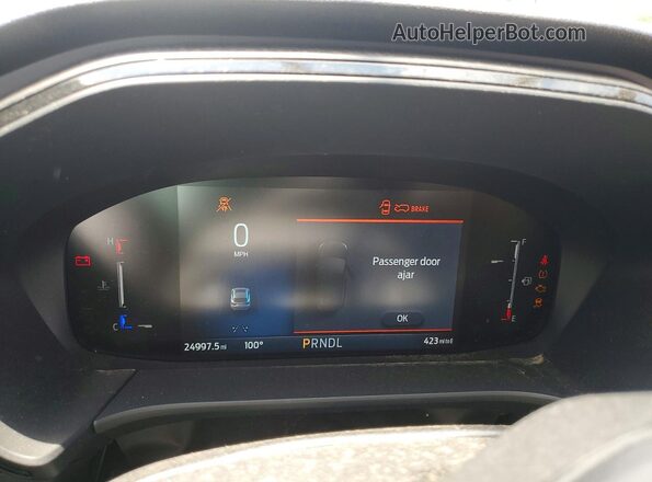 1FMCU9NA8SUB01334 2025 FORD ESCAPE Gray Widok zestawu wskaźników