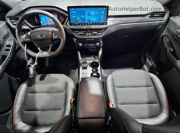 1FMCU9NZ5SUB16573 2025 FORD ESCAPE White Widok deski rozdzielczej