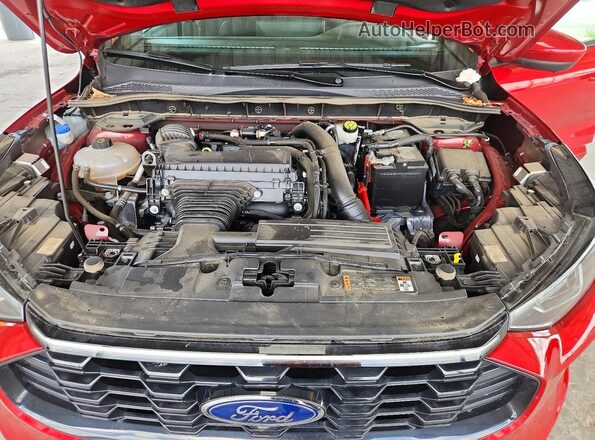 1FMCU9PA0RUB59011 2024 FORD ESCAPE Red Вид задньої частини салону