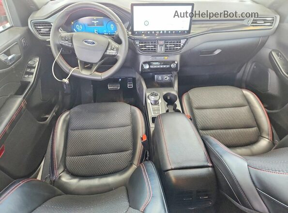 1FMCU9PA0RUB59011 2024 FORD ESCAPE Red Вид панелі приладів