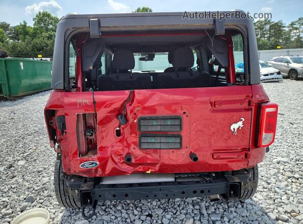 1FMDE5AHXMLA77429 2021 FORD BRONCO Красный Вид сзади