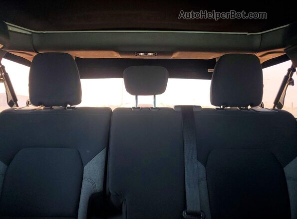 1FMDE5BH0MLA84484 2021 FORD BRONCO Gray უკანა სავარძლების ხედი