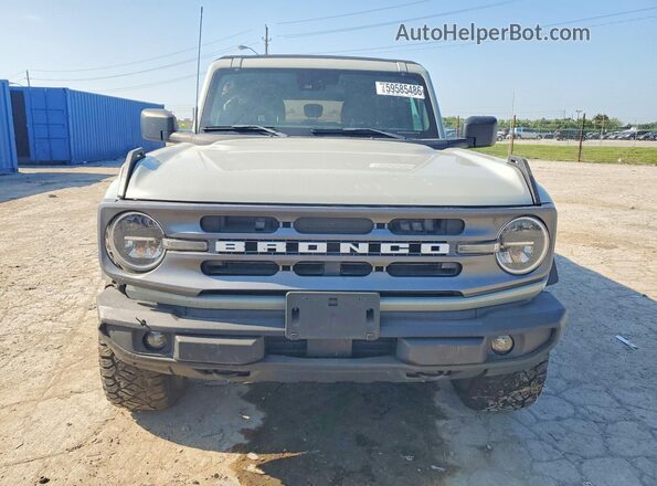 1FMDE5BH0MLA84484 2021 FORD BRONCO Gray წინა ხედი