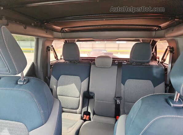 1FMDE5BH1PLB29923 2023 FORD BRONCO Черный Вид задних сидений