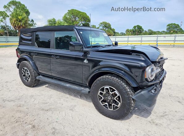 1FMDE5BH1PLB29923 2023 FORD BRONCO Черный Передняя правая четверть