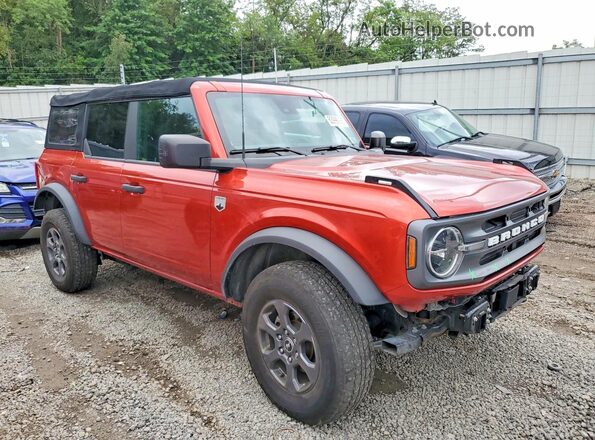 1FMDE5BH2NLB23562 2022 FORD BRONCO Red Передня права чверть