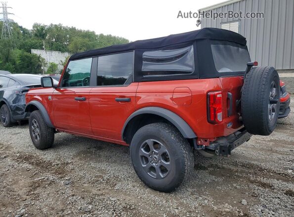 1FMDE5BH2NLB23562 2022 FORD BRONCO Red Задня ліва чверть