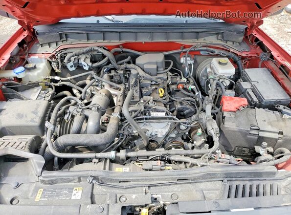 1FMDE5BH2NLB23562 2022 FORD BRONCO Red Вид підкапотного простору