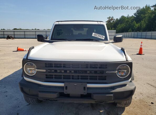 1FMDE5BH4NLB42954 2022 FORD BRONCO White Դիմացի տեսք
