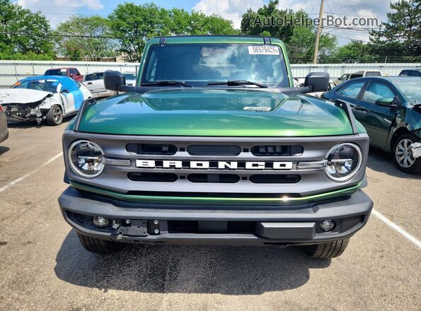 1FMDE5BH4PLC07563 2023 FORD BRONCO Green წინა ხედი
