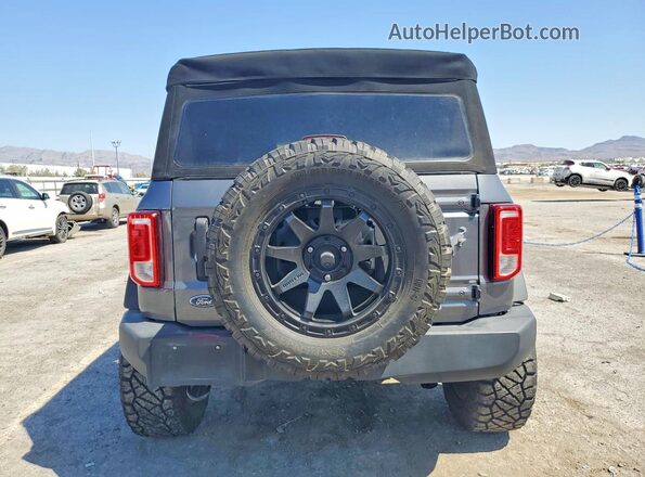 1FMDE5BH5NLA80674 2022 FORD BRONCO Gray Вид ззаду