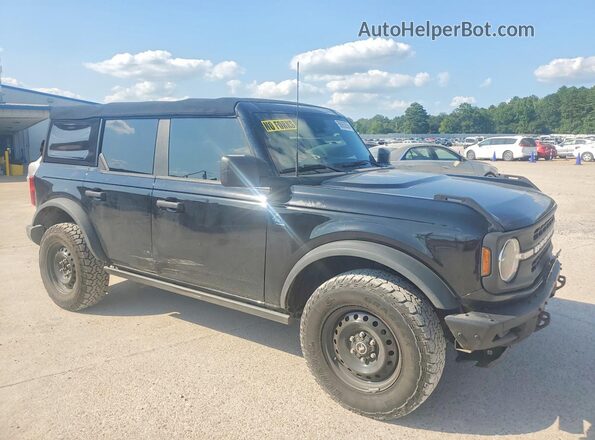 1FMDE5BH6NLA79758 2022 FORD BRONCO Черный Передняя правая четверть