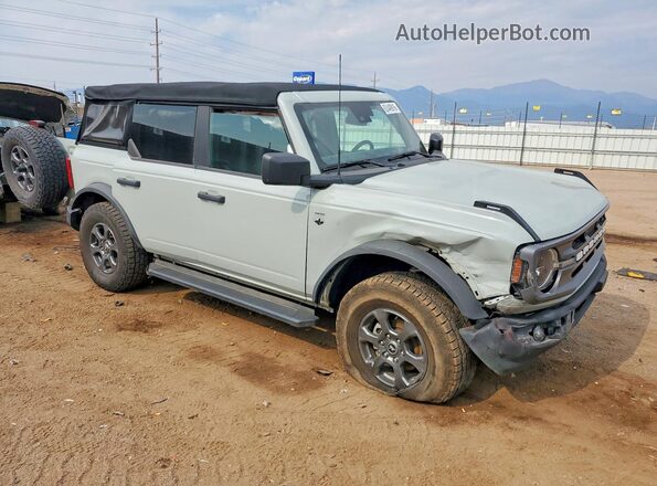 1FMDE5BH8MLA84183 2021 FORD BRONCO Gray Delantero derecho