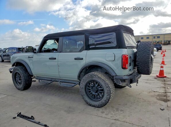1FMDE5BH8NLB85693 2022 FORD BRONCO Серый Задняя левая четверть