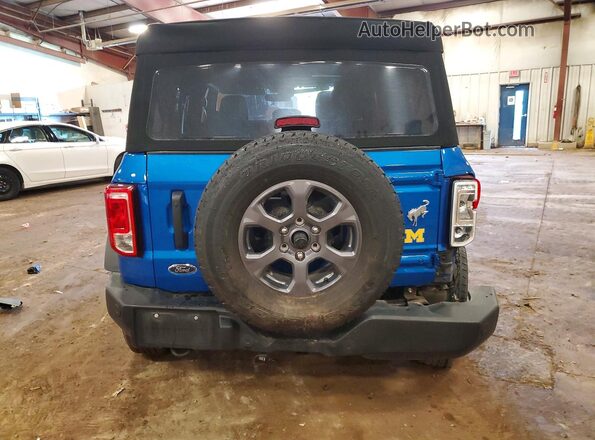 1FMDE5BH9PLB63463 2023 FORD BRONCO Blue Вид ззаду