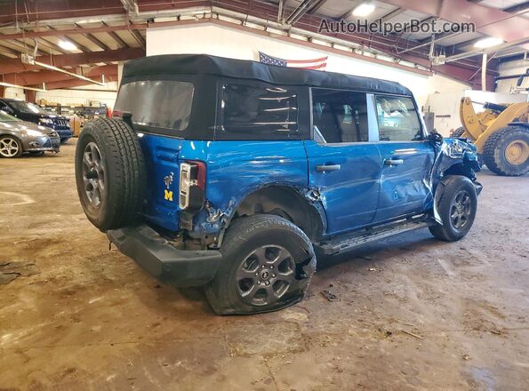 1FMDE5BH9PLB63463 2023 FORD BRONCO Blue Задня права чверть