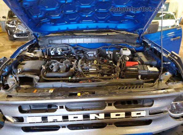 1FMDE5BH9PLB63463 2023 FORD BRONCO Blue Вид підкапотного простору