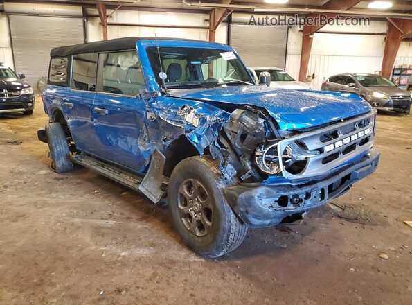1FMDE5BH9PLB63463 2023 FORD BRONCO Blue Передня права чверть